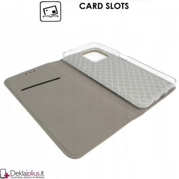 Telone atverčiamas dėklas - auksinės spalvos (Motorola Moto G15 Power/G15/G17 Power/G17) Telone atverčiamas dėklas - auksinės spalvos (Motorola Moto G15 Power/G15/G17 Power/G17)